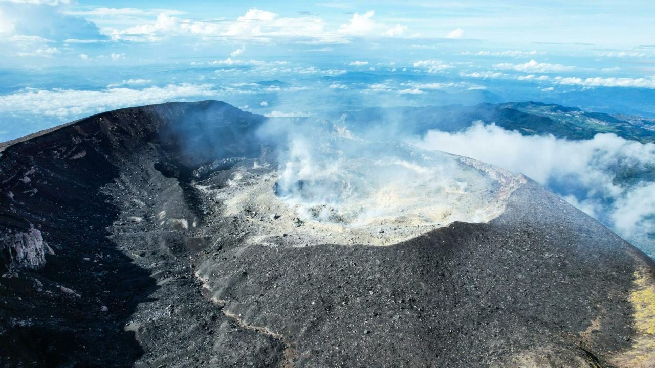 Aerial view of Mount Slamet or Gunung Slamet is an active stratovolcano ... How to protect intellectual property rights legally